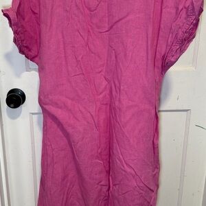 Flax pink Short Sleeve Dress